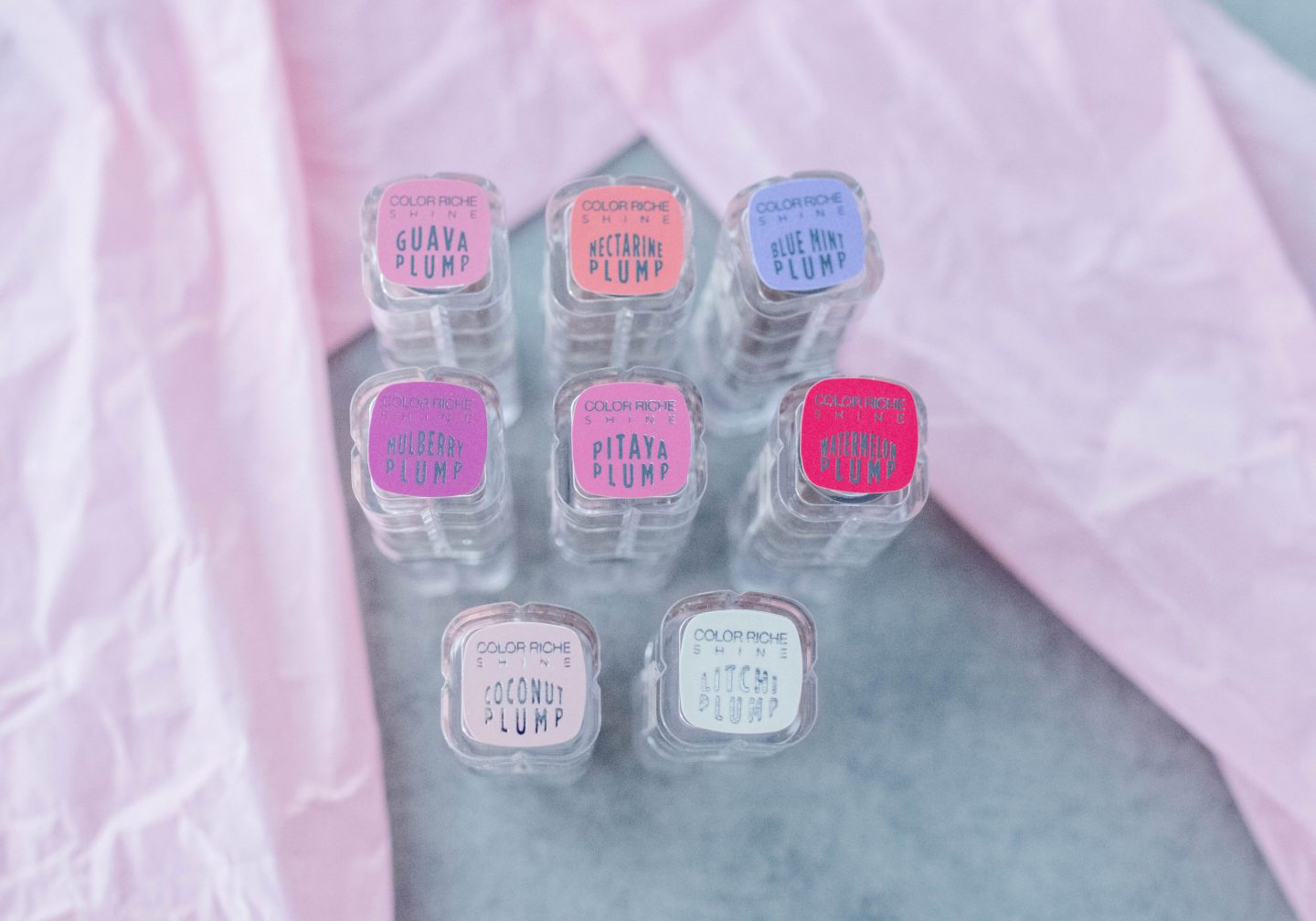 L'OREAL Color Riche Plump & Shine Lippenstift Swatches