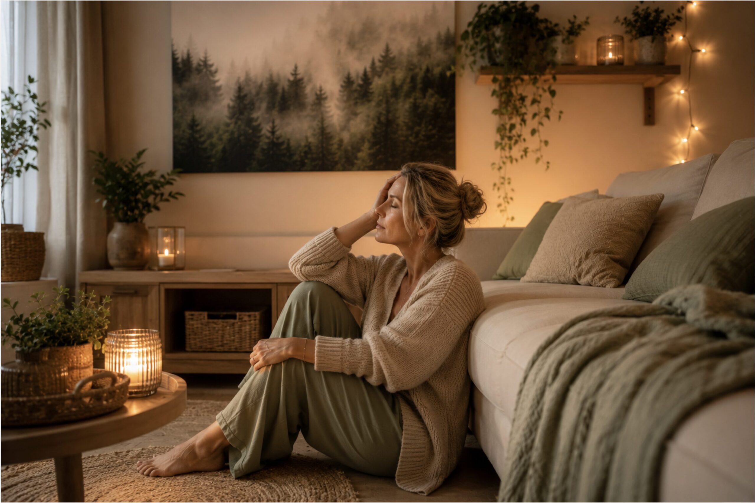 Lichterkette warmweiß Wand Stimmungslicht Nervensystem